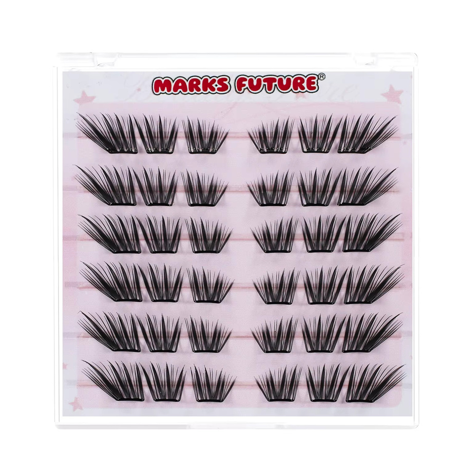 Marks Future Künstliche Wimpern, 36 Cluster, Schwarz, Damen - Bild 5