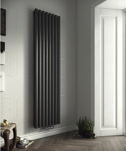 Ximax Heizkörper Fortuna Duplex Mittenanschluss in Anthrazit mit 694 Watt, H x B: 180 x 23,6 cm - Bild 3
