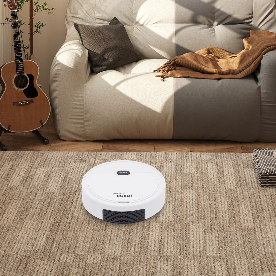 Bymaocar 3-in-1 Roboter-Staubsauger mit Wischfunktion in Weiß für Hartböden, Teppiche und Tierhaare - Bild 2