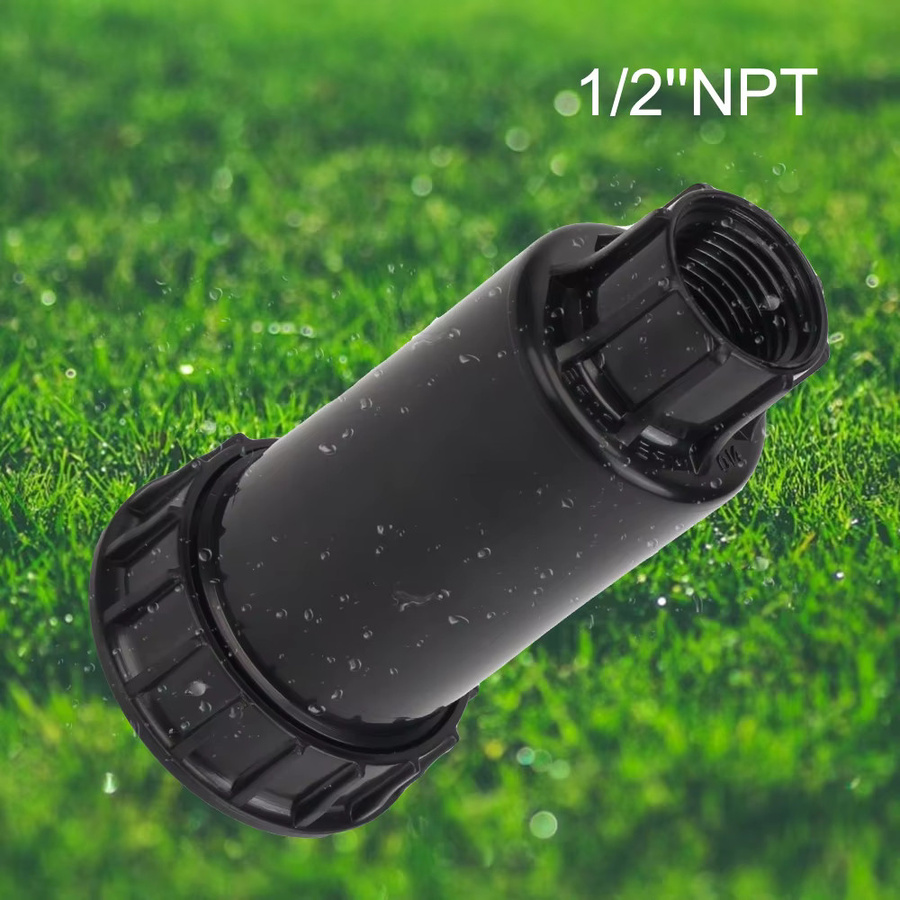 Automatischer Pop-up Sprinkler mit einstellbarem Sprühwinkel 90/180/360 Grad in Schwarz für die Garten- und Rasenbewässerung - Bild 4