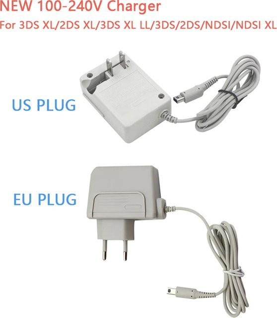 Nintendo Reise Ladegerät mit EU-Stecker für 3DS, 2DS, NDSI und XL Modelle in Weiß - Bild 1