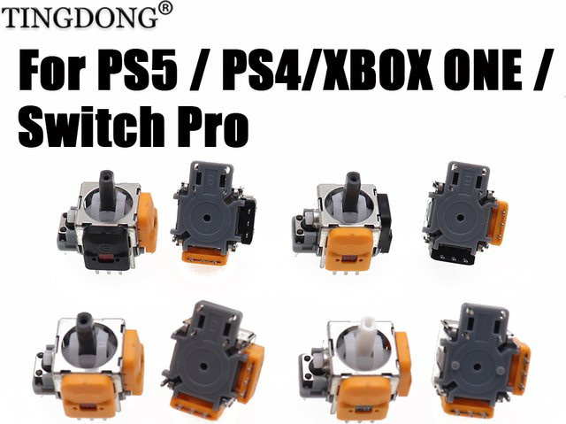 TingDong Hall-Effekt-Joystick-Ersatz 3D-Analog-Stick-Sensormodul für PS4 PS5 Switch Pro und Xbox One Controller zur Reparatur ohne Drift-Effekt - Bild 1