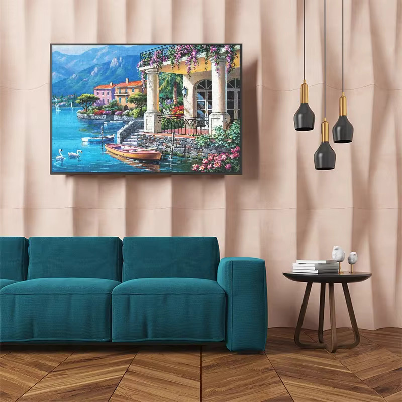 MaxRenard Französisches Haus Landschaft Puzzle, 1000 Teile - Bild 3