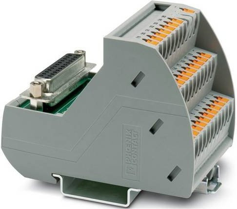 Phoenix Contact Übergabemodul 2904265 VIP-3/PT/D25SUB/F/LED in Grau - Bild 1