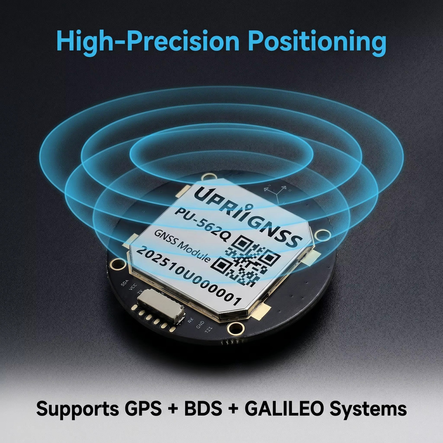 M10 GNSS GPS-Modul mit Magnetometer QMC5883L UBX-M10050 in Schwarz für GPS Galileo BeiDou GLONASS QZSS SBAS Antennen-Empfänger - Bild 2