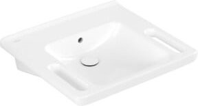 Villeroy & Boch Waschtisch Vicare aus Keramik, weiß, B/T: 60 x 55 cm, mit Überlauf - Bild 1