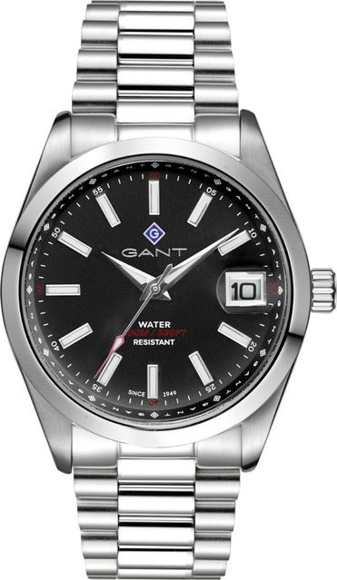 Gant Armbanduhr, Quarz, Edelstahl, Schwarz, 42 mm, Herren - Bild 1
