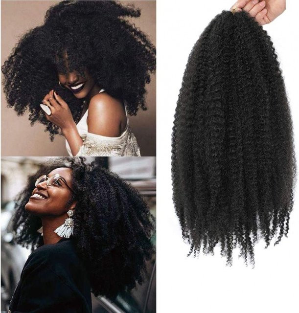 Suri Hair Braids, afrikanisches lockiges Twist-Kunsthaar, 50,8 cm, 3er-Pack - Bild 1