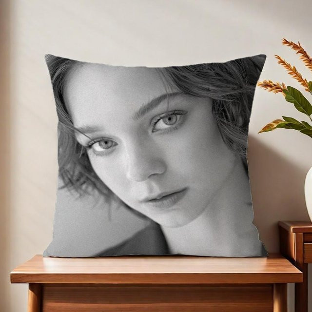 Emma M-Myers Kissenbezug in Grau, Nordisches Design, B/B/H: 18 x 18 x 18 cm - Bild 1