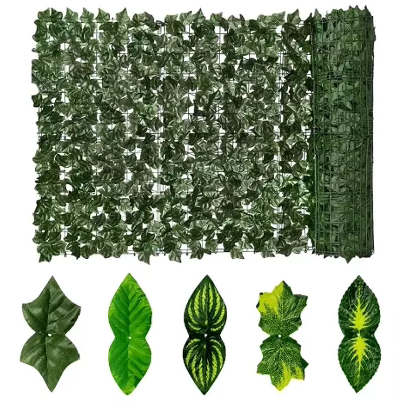 Alloet Künstlicher Sichtschutz als Hecke in Dunkelgrün für Garten, Balkon und Wand - Bild 6