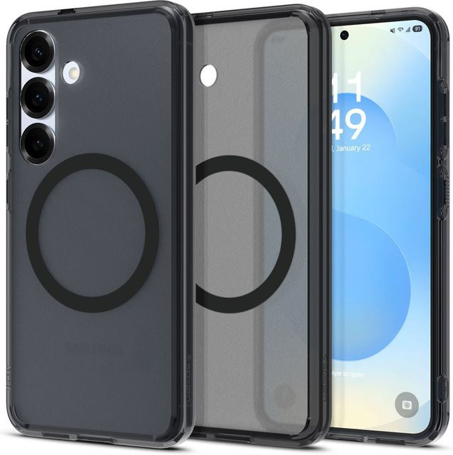 Spigen Ultra Hybrid MagSafe Schutzhülle für Samsung Galaxy S25 S931 in Schwarz - Bild 1