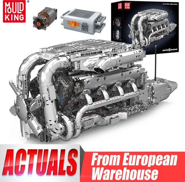 Mould King Technisches Auto-Motorspielzeug, Baustein-Set, ab 14 Jahren - Bild 1