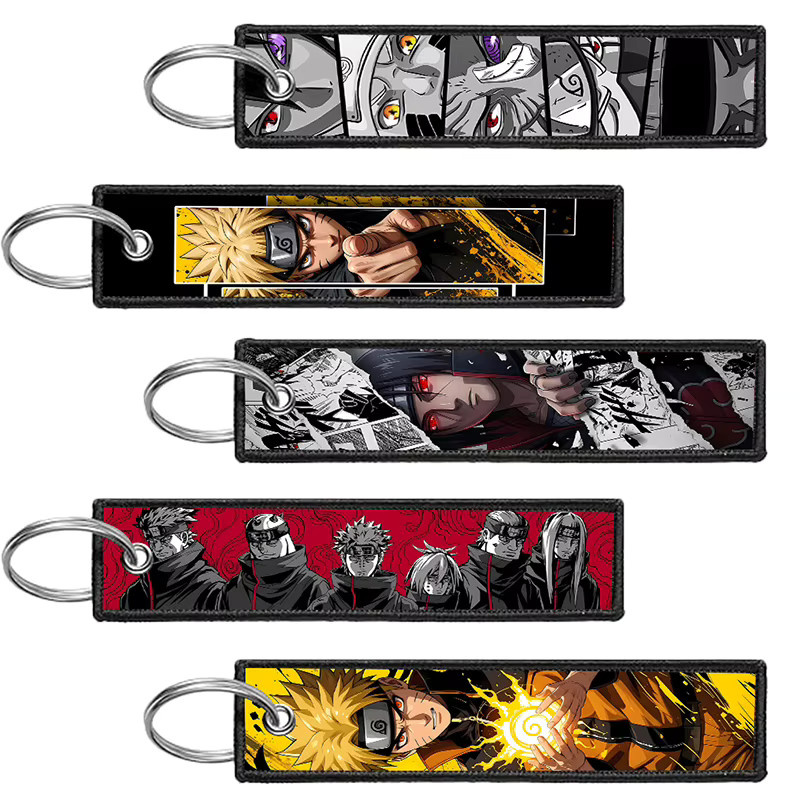 Bandai Schlüsselanhänger Naruto Stickerei, Unisex - Bild 3
