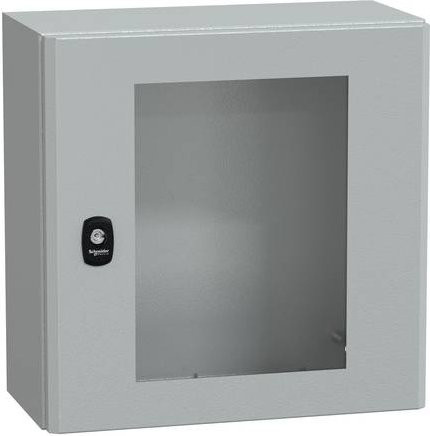 Schneider Electric PanelSeT S3DB NSYS3D4420T Schaltschrank aus Stahl in Grau, B/T/H: 40 x 40 x 20 cm - Bild 1