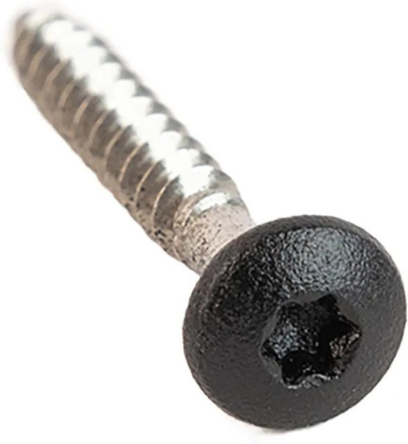 Denpanels Torx-Schrauben TX20 für Akustikpaneele aus Edelstahl in Schwarz, 50 Stück - Bild 1