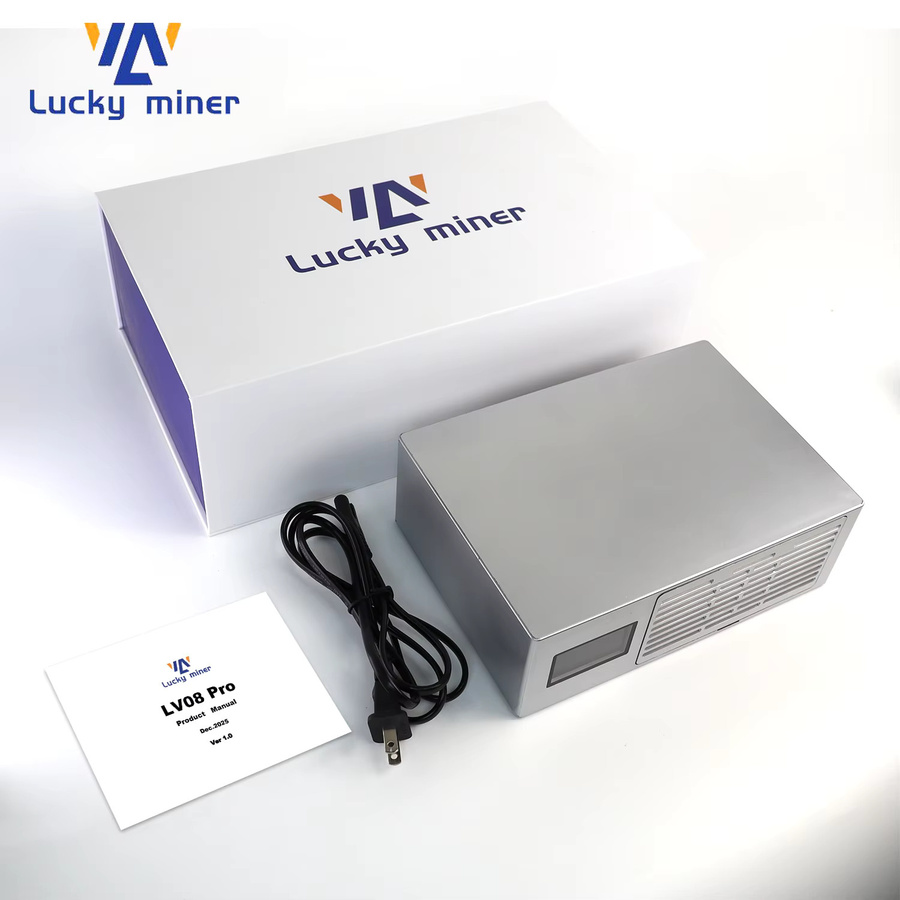 Lucky Miner LV08Pro Bitcoin-Miner in Silber mit 7TH/s Hashrate - Bild 2