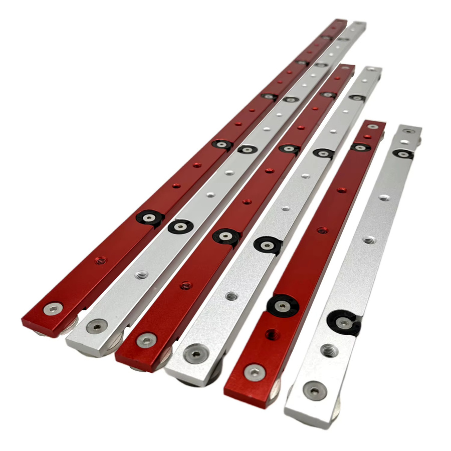 T-Spur Gehrungsschieber aus Aluminiumlegierung in Silber für Tischsägen - Bild 2