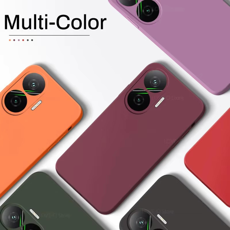 Original Flüssigkeit Silikon Schutzhülle für XIAOMI POCO F7 F6 F5 F4 Pro Ultra in Grün - Bild 5