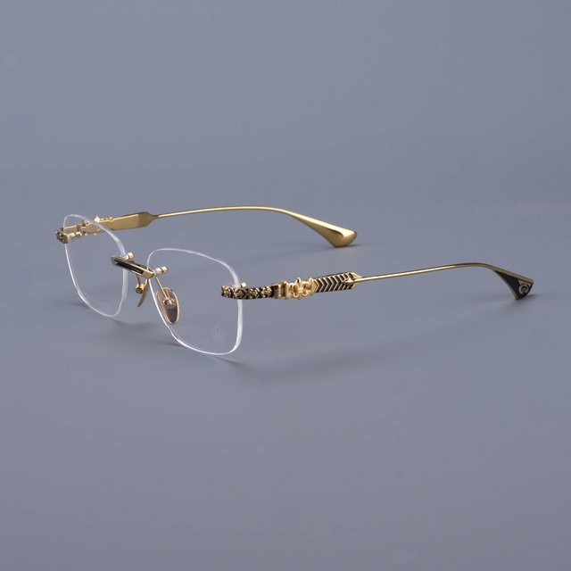 CHARMLIBRARY Korrektionsbrille, randlos, Titan, Unisex - Bild 1