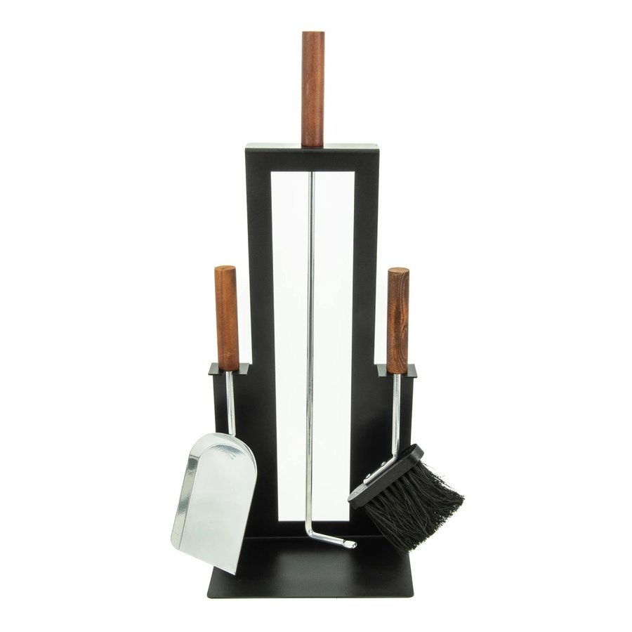 Valo Kaminbesteck-Set Malmö Premium Schwarz 3-tlg. - Bild 2