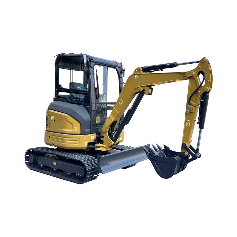 Nicosail Hydraulik-Minibagger 3 Tonnen in Gelb für Bodenvorbereitung und Landschaftsbau mit CE Euro 5 Standard - Bild 1