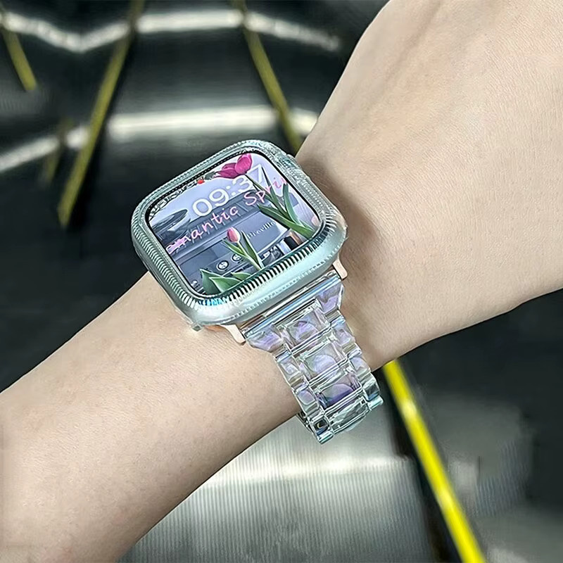 Armband für Apple Watch, Kunststoff, bunt, Unisex - Bild 3