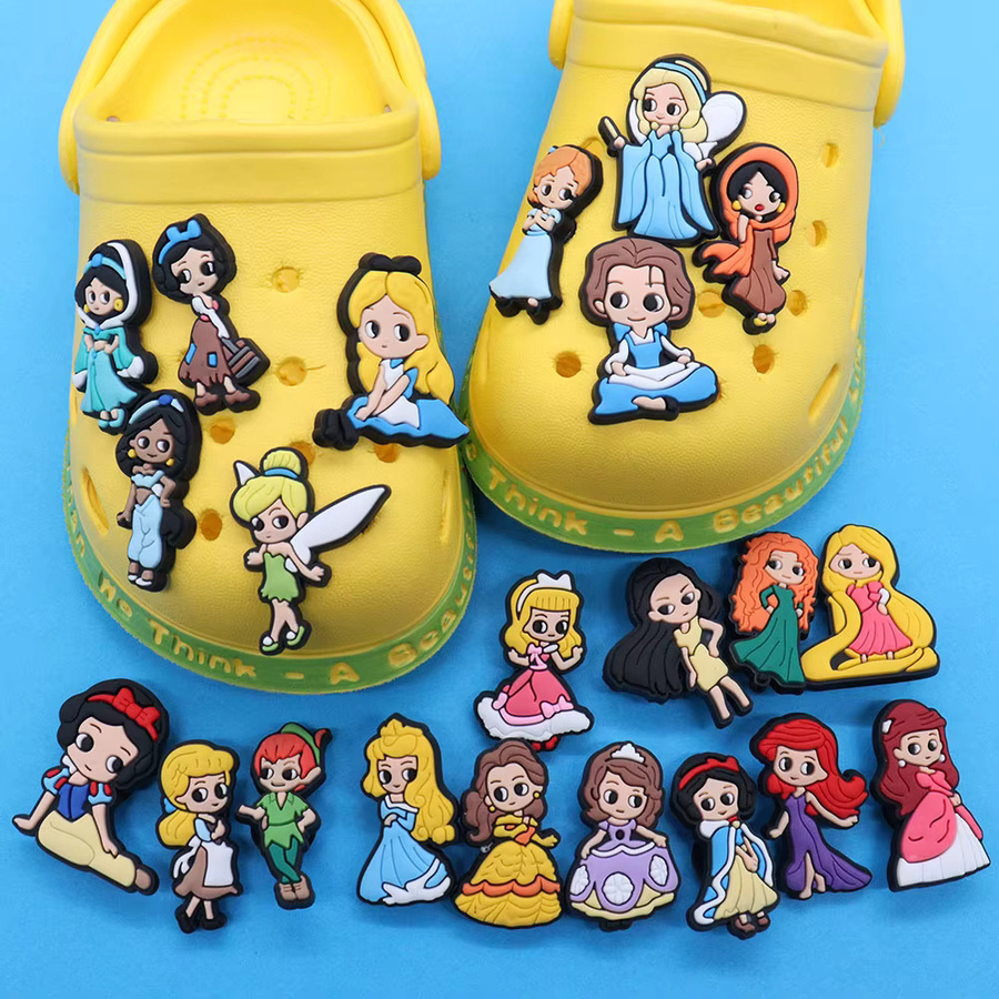 Disney Princess Alice Schneewittchen Schuh-Charms, PVC, Mix-Set - Bild 2