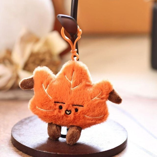 Schlüsselanhänger Ahornblatt-Puppe, Plüsch, Unisex - Bild 1