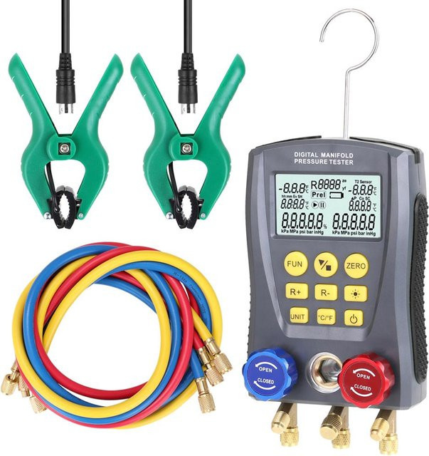 Digitales Vakuum-Manometer von Kkmoon als Drucktester für Kühlung, Heizung und Lüftung in Multicolor - Bild 1