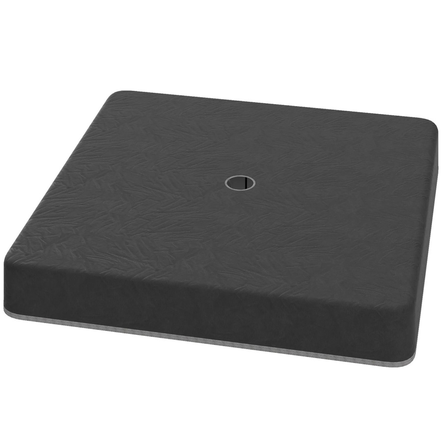 Furnicato Sonnenschirmständer für Ampelschirme in Schwarz, B/T/H: 89 x 89 x 105 cm - Bild 2