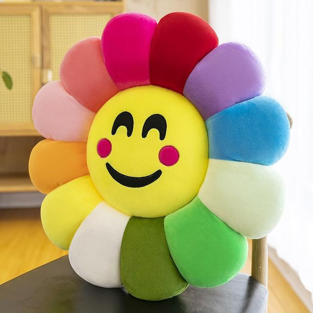 Chocolate Home Sonnenblumenblatt Lendenkissen und Sitzkissen aus Memory Foam, atmungsaktiv und konturiert, Mehrfarbig, Breite: 38 cm - Bild 1