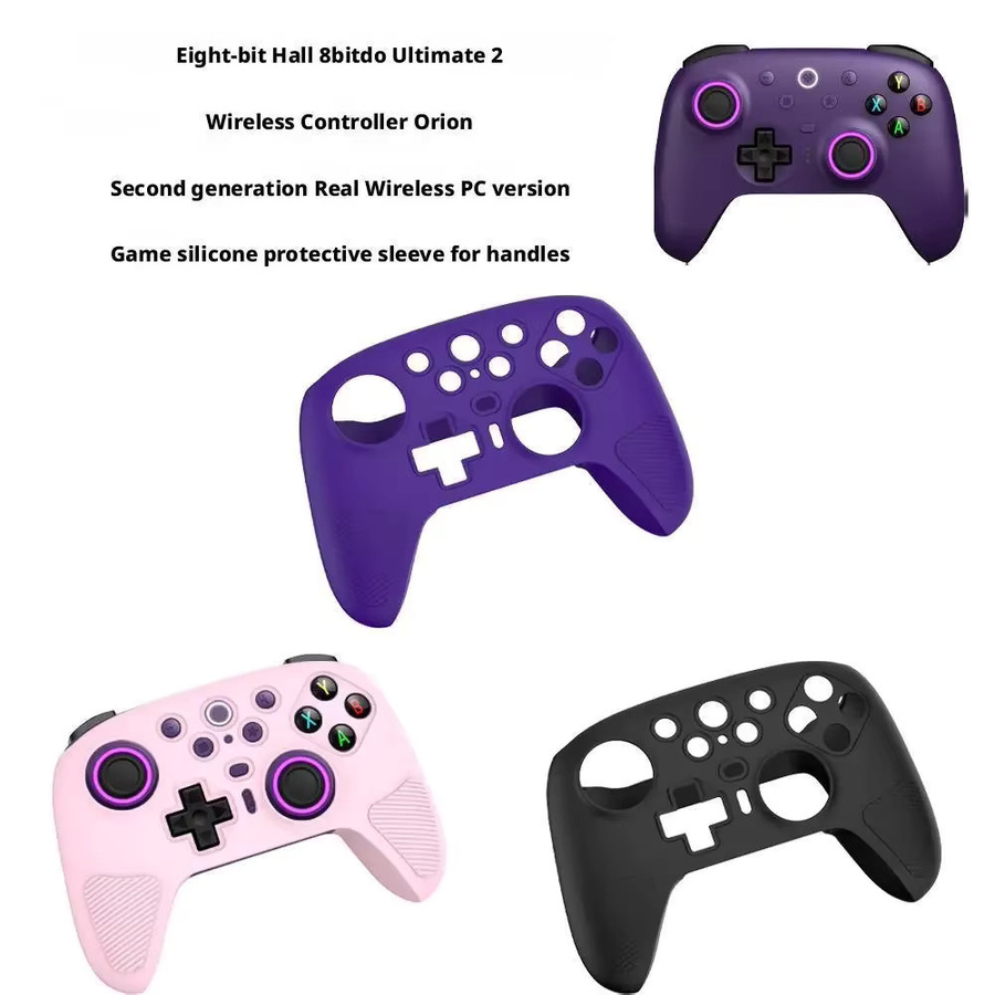 Silikon Schutzhülle für 8Bitdo Orion 2nd Controller in Schwarz mit Anti-Slip-Funktion - Bild 2