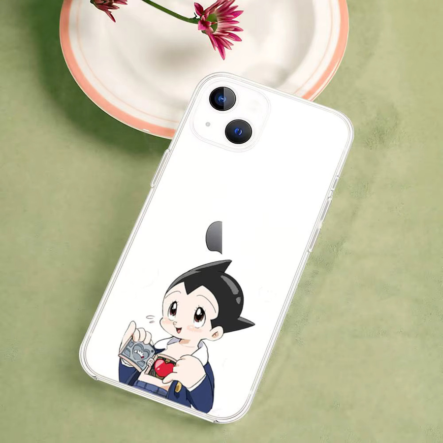 Mesuca Astro Boy Handyhülle für iPhone, transparente stoßfeste Silikonhülle - Bild 2