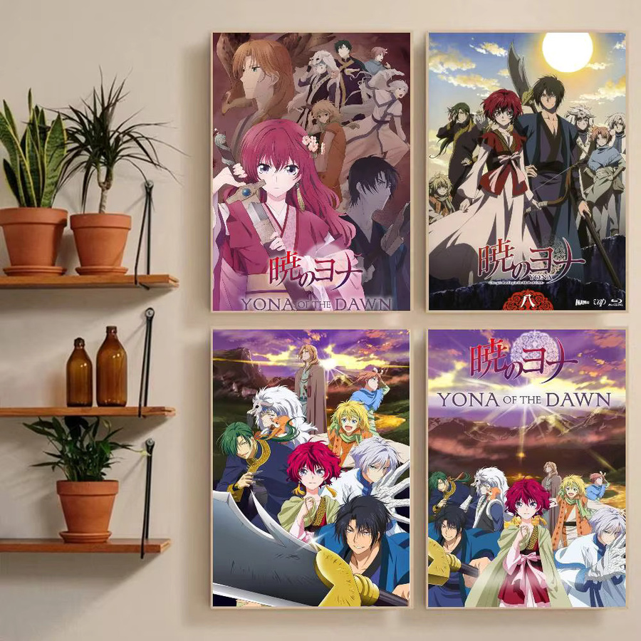 Moetch Anime Yona Of The Dawn Wandaufkleber Wasserdichtes Poster für Wohnzimmer und Schlafzimmer in Mehrfarbig - Bild 2