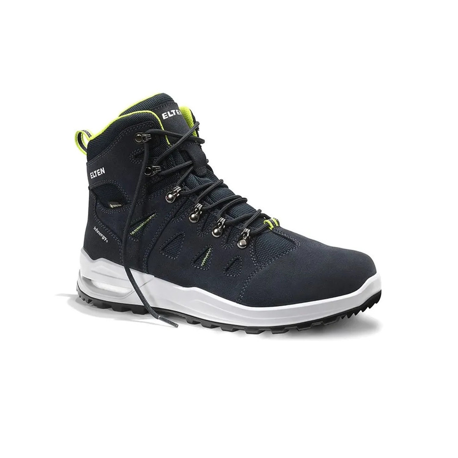 Elten Berufsstiefel Riley XXF GTX Blue Lime Mid ESD O2 WR aus Veloursleder in Größe 40 - Bild 2
