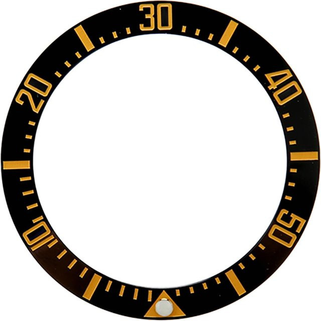 Neoglint Uhrenlünetteneinlage Keramik, 40 mm, Schwarz, Unisex - Bild 1