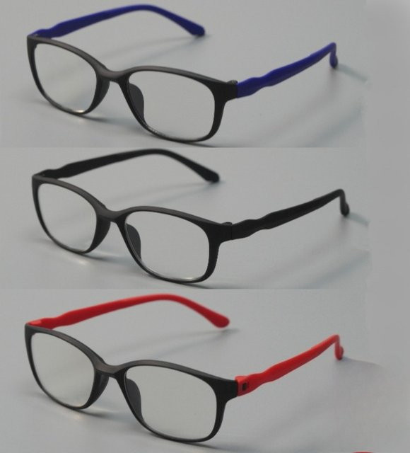 DIXSG Lesebrille Damen, 3-teiliges Set, Blaulichtfilter, Vollrand, Kunststoff - Bild 1