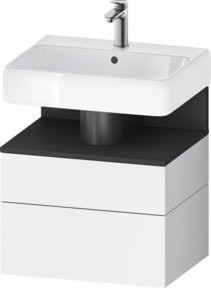 Duravit Waschtischunterschrank Qatego in Grau und Weiß, B/T/H: 59 x 47 x 59 cm - Bild 1