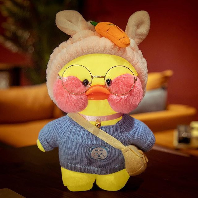 Lalafanfan Ente, Plüschtier, 30cm, ab 3 Jahre - Bild 1