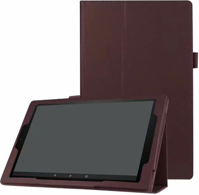 Schutzhülle für Amazon Fire Tablet HD7 HD8 HD 8 Plus Foldable Flip Stand Case in Braun - Bild 1