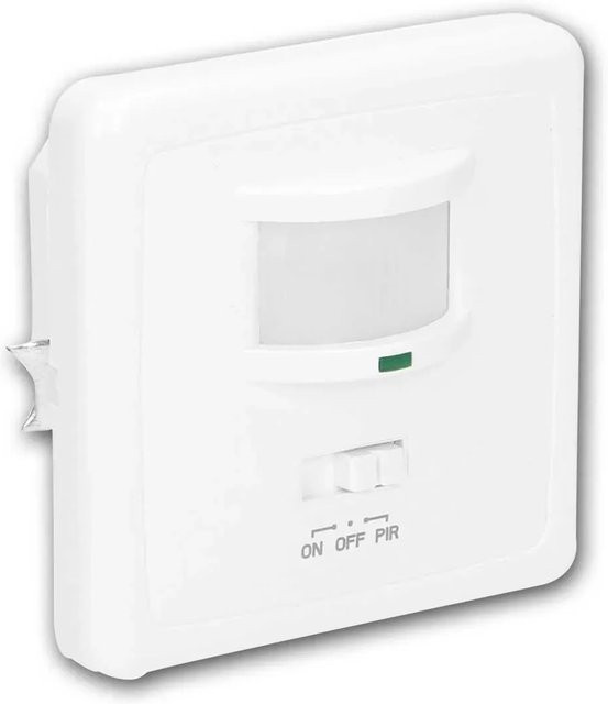 Orno Bewegungsmelder 3-Draht Unterputz IR 160 Grad 1200W 230V Weiß - Bild 1