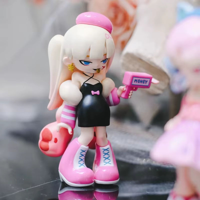 Luo Jiujiu Yandere Mädchen Figur in mehrfarbiger Ausführung aus Kunststoff - Bild 2