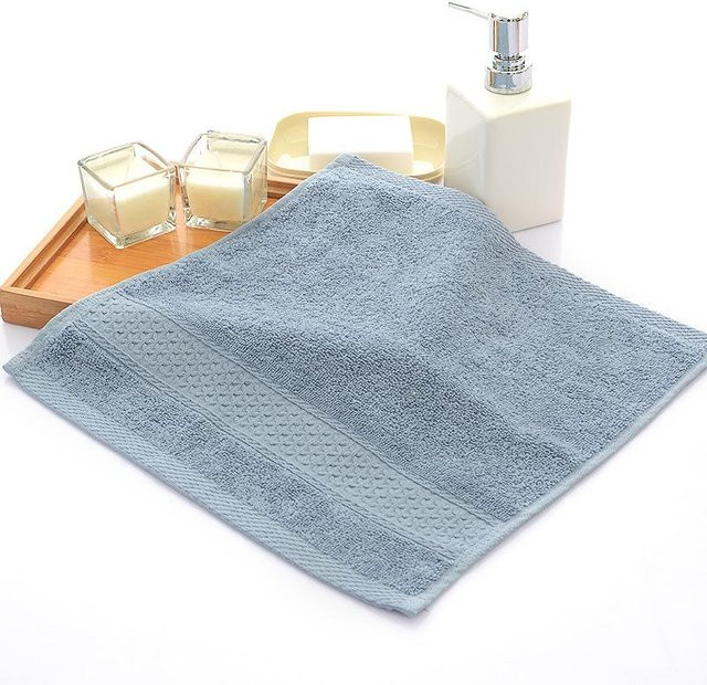 JAF061 Handtuch aus 100% Baumwolle in Blau, weiches und saugfähiges Badetuch, Breite: 33 cm, Höhe: 33 cm - Bild 1