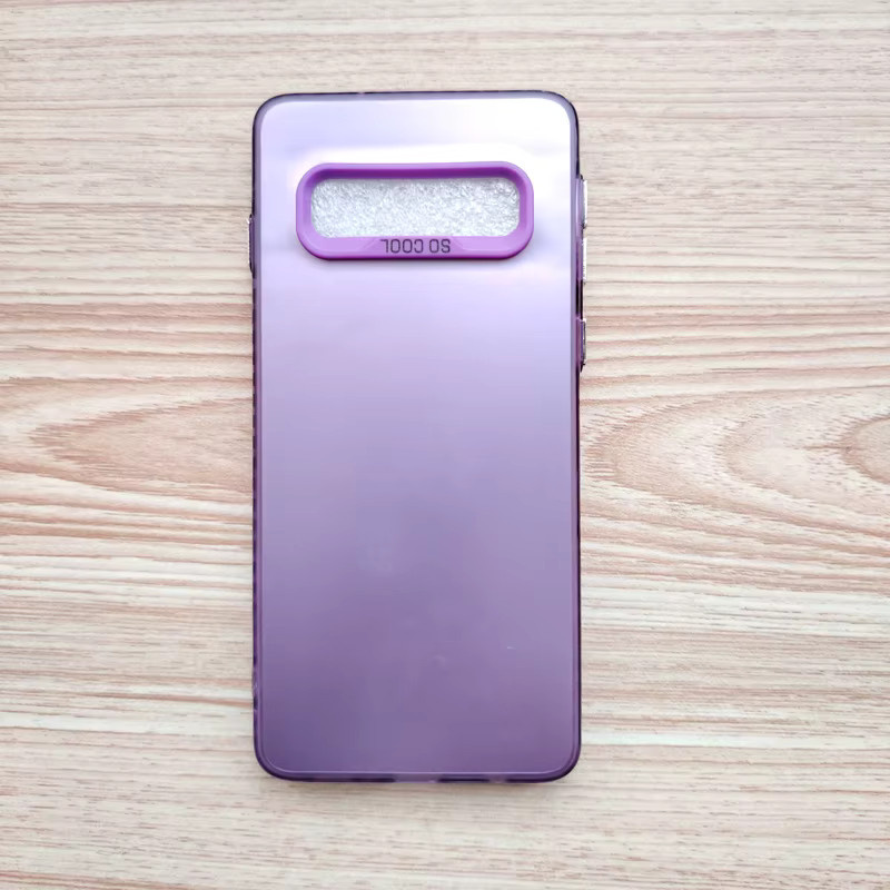 Samsung Galaxy S10 Plus Handyhülle Aurora Skin Metallic Matte Cover in Silber, Schwarz oder Violett - Bild 1