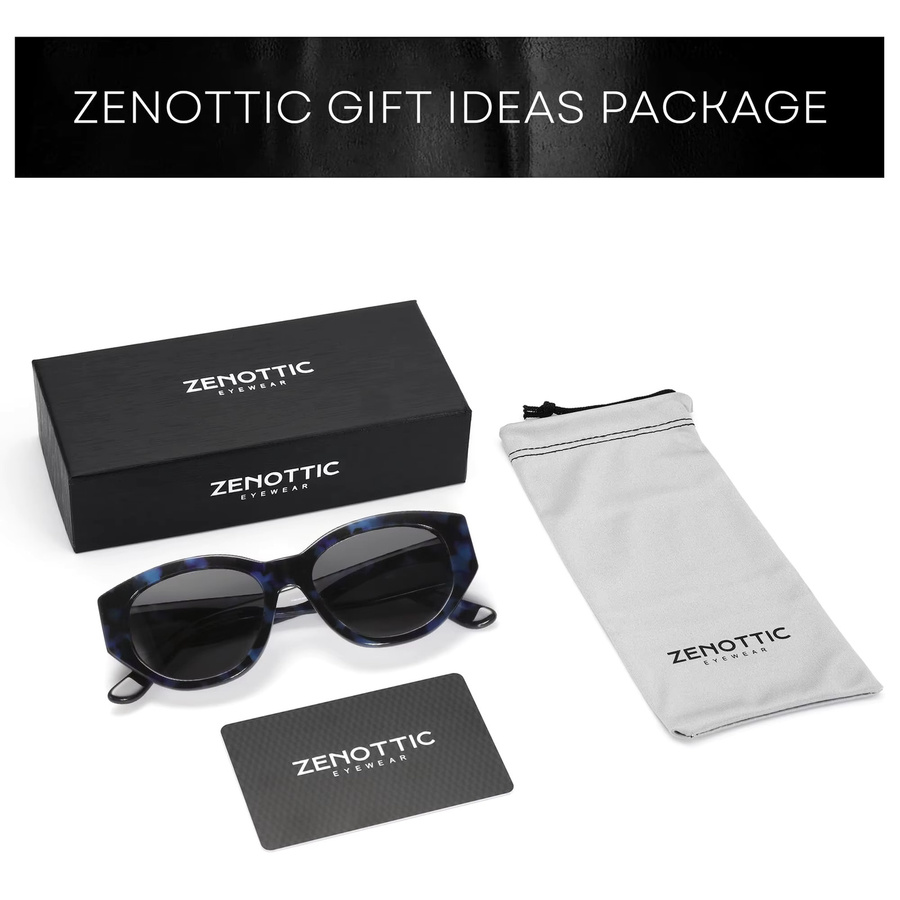 ZENOTTIC Sonnenbrille Cateye, Vollrand, Kunststoff, Damen, polarisiert - Bild 5