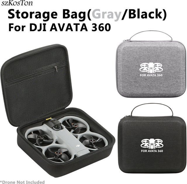 Stoßfeste Tragetasche für DJI AVATA 360 Fly More Combo Kit in Schwarz - Bild 1
