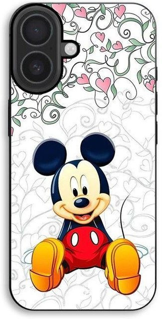 MANIACASE Handyhülle für iPhone 17 mit Mickey Mouse Design aus Silikon TPU in Schwarz und Multicolour - Bild 1