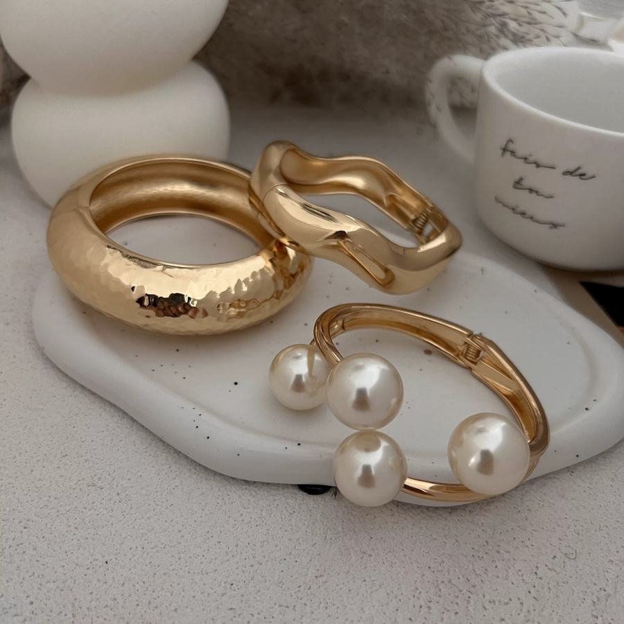 Ingemark Manschettenarmband, Imitationsperlen, Damen - Bild 3
