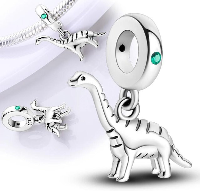 Anhänger Jurassischer T-Rex Fliegender Drache, 925 Silber, Damen - Bild 1