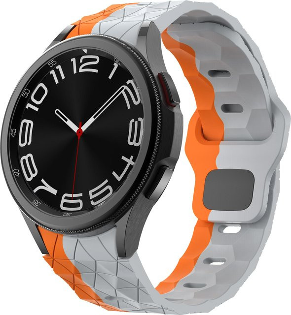 LUJING Uhrenarmband Silikon, Schwarz, Herren - Bild 1